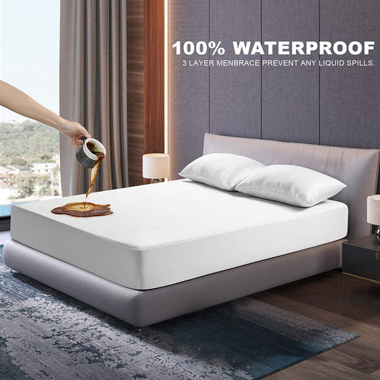 100% Bamboo Waterproof Mattress Protector