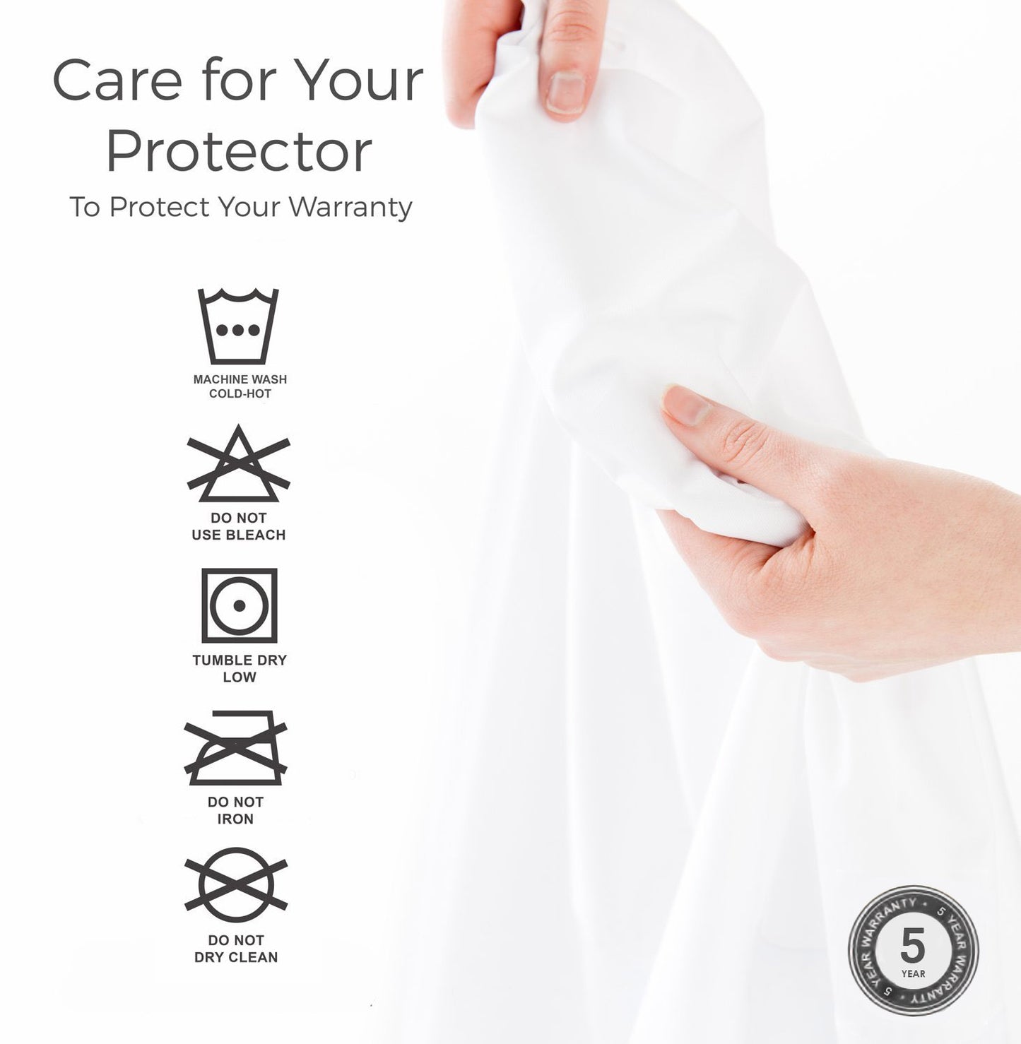 100% Bamboo Waterproof Mattress Protector