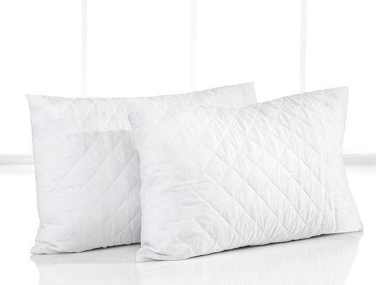 Australian Made Quilted Pillow Protector [Twin Pack]