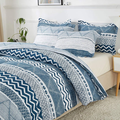 Blue Tides Quilt Cover Set