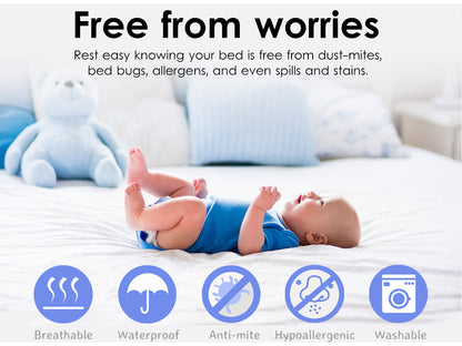 100% Bamboo Waterproof Mattress Protector