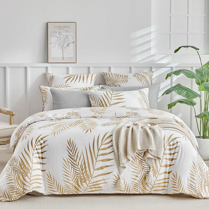 Gilded Foliage Quilt Cover Set