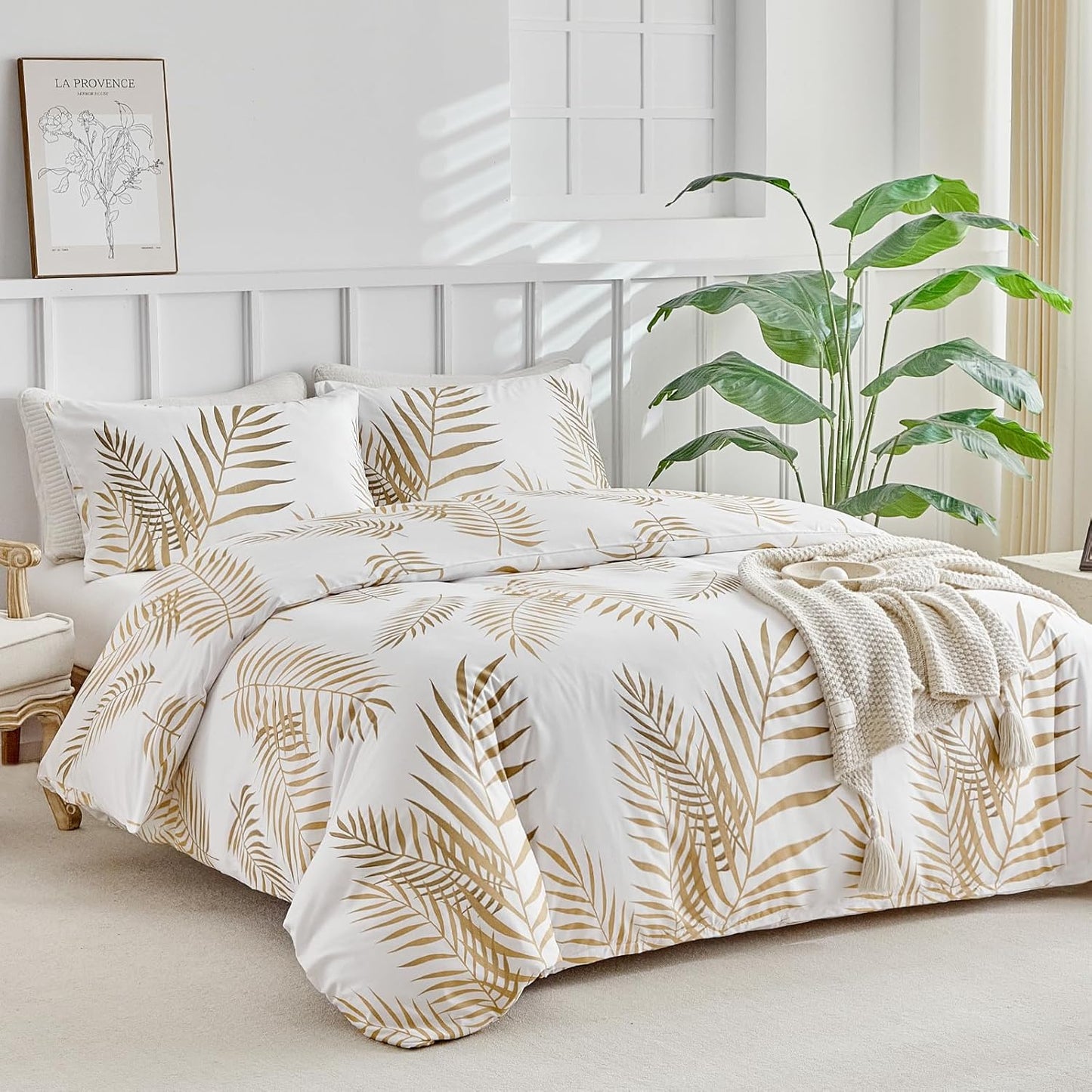 Gilded Foliage Quilt Cover Set