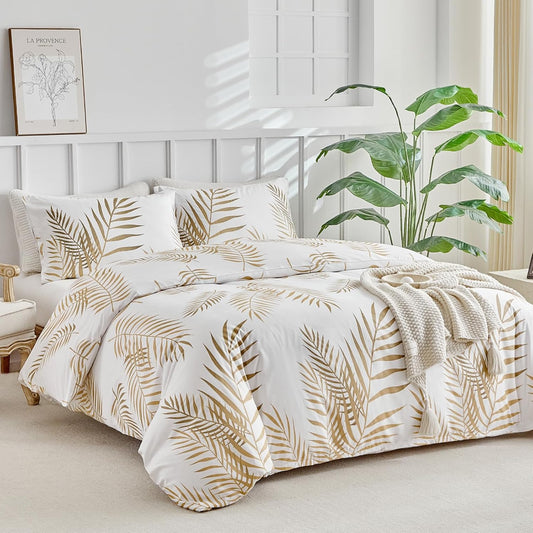 Gilded Foliage Quilt Cover Set