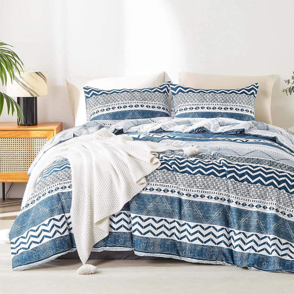 Blue Tides Quilt Cover Set