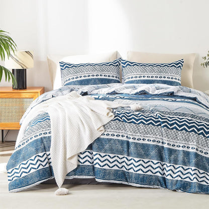 Blue Tides Quilt Cover Set