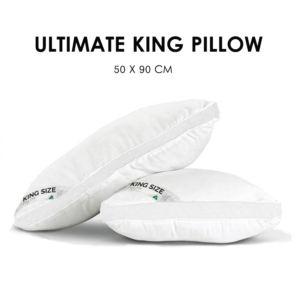 Australian Made Ultimate King Pillows [Twin Pack]