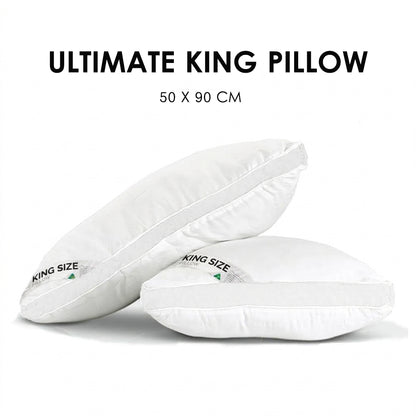 Australian Made Ultimate King Pillows [Twin Pack]