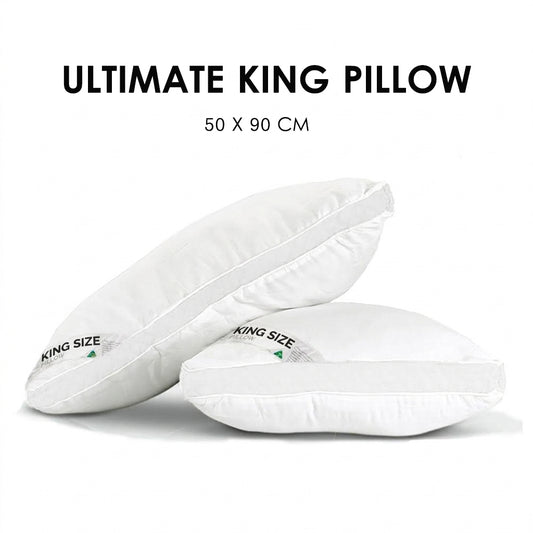 Australian Made Ultimate King Pillows [Twin Pack]