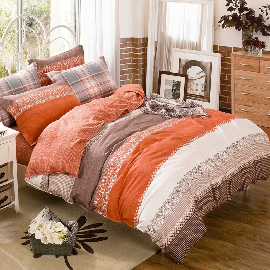 Sunset Haven Cotton Quilt Cover Set
