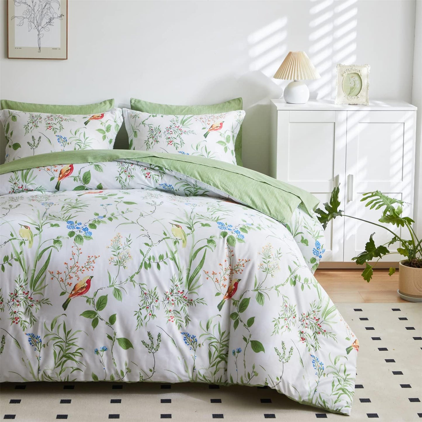Green Roost Quilt Cover Set