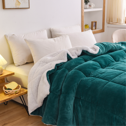700GSM Reversible Sherpa Doona