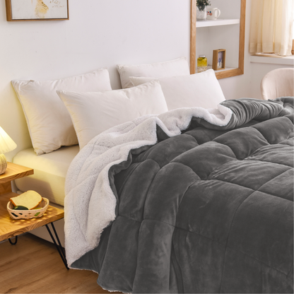 700GSM Reversible Sherpa Doona
