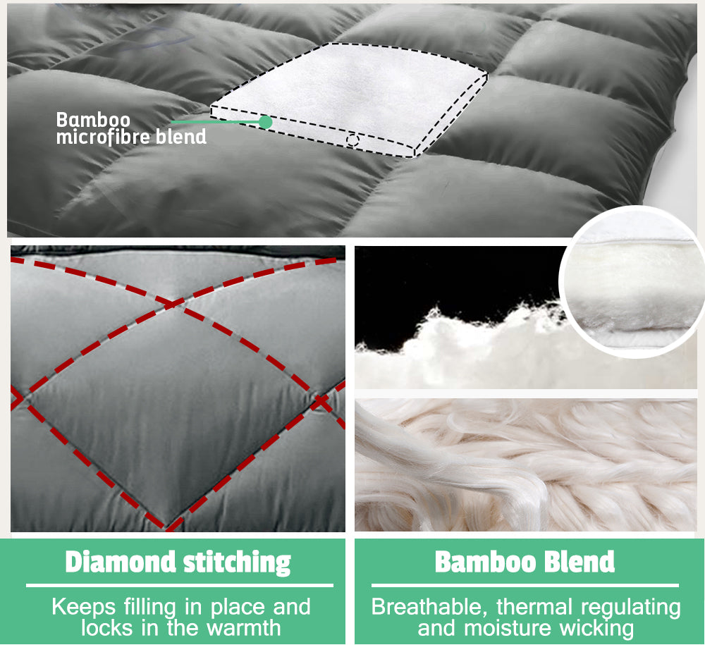 Australian Made 200GSM Bamboo Summer Quilt