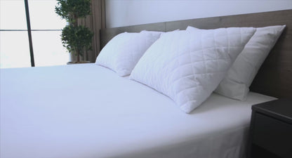 Australian Made Quilted Pillow Protector [Twin Pack]