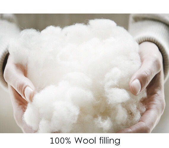 Australian Made Natural Wool Pillows [Twin Pack]