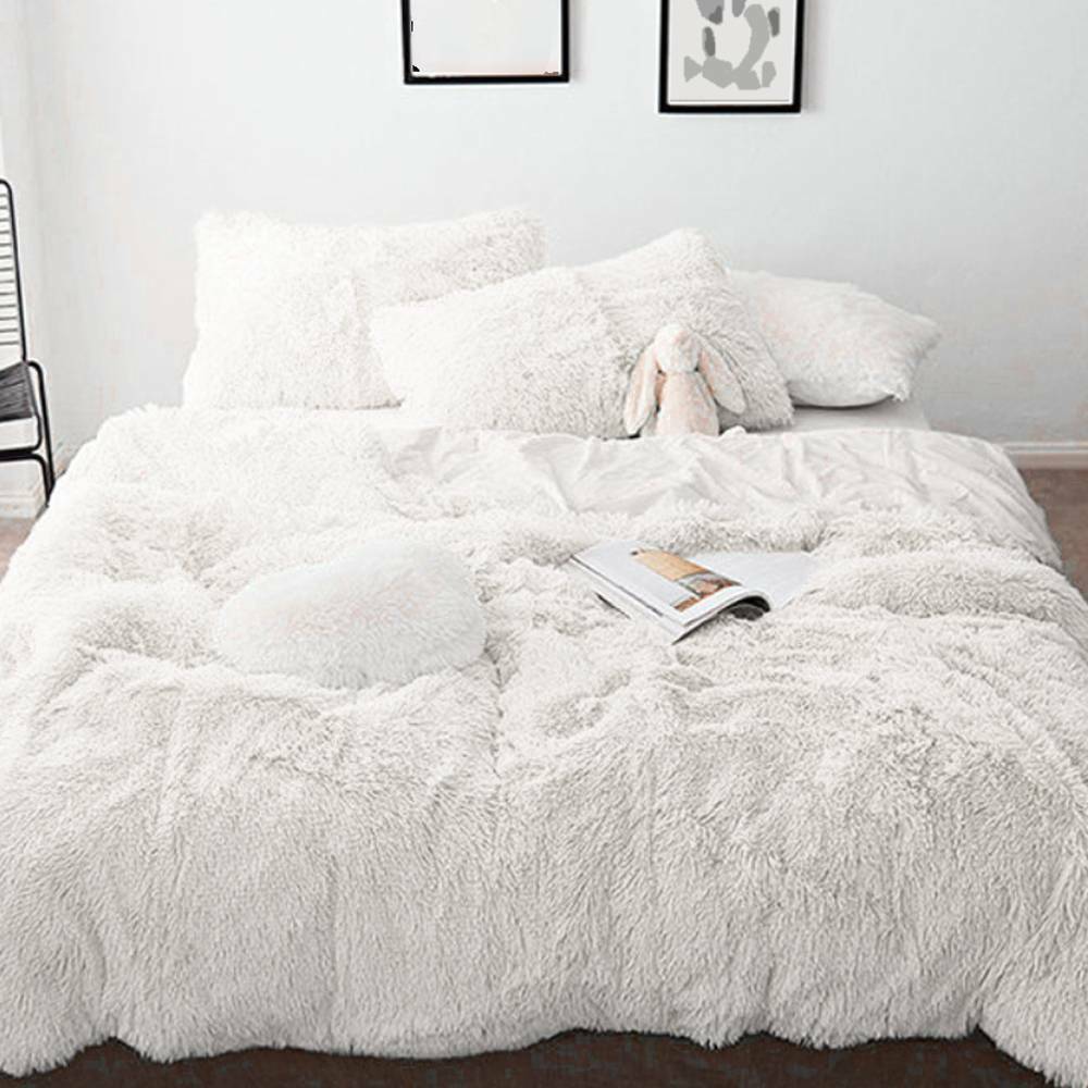 Teddy Fleece Thermal Quilt Cover Set