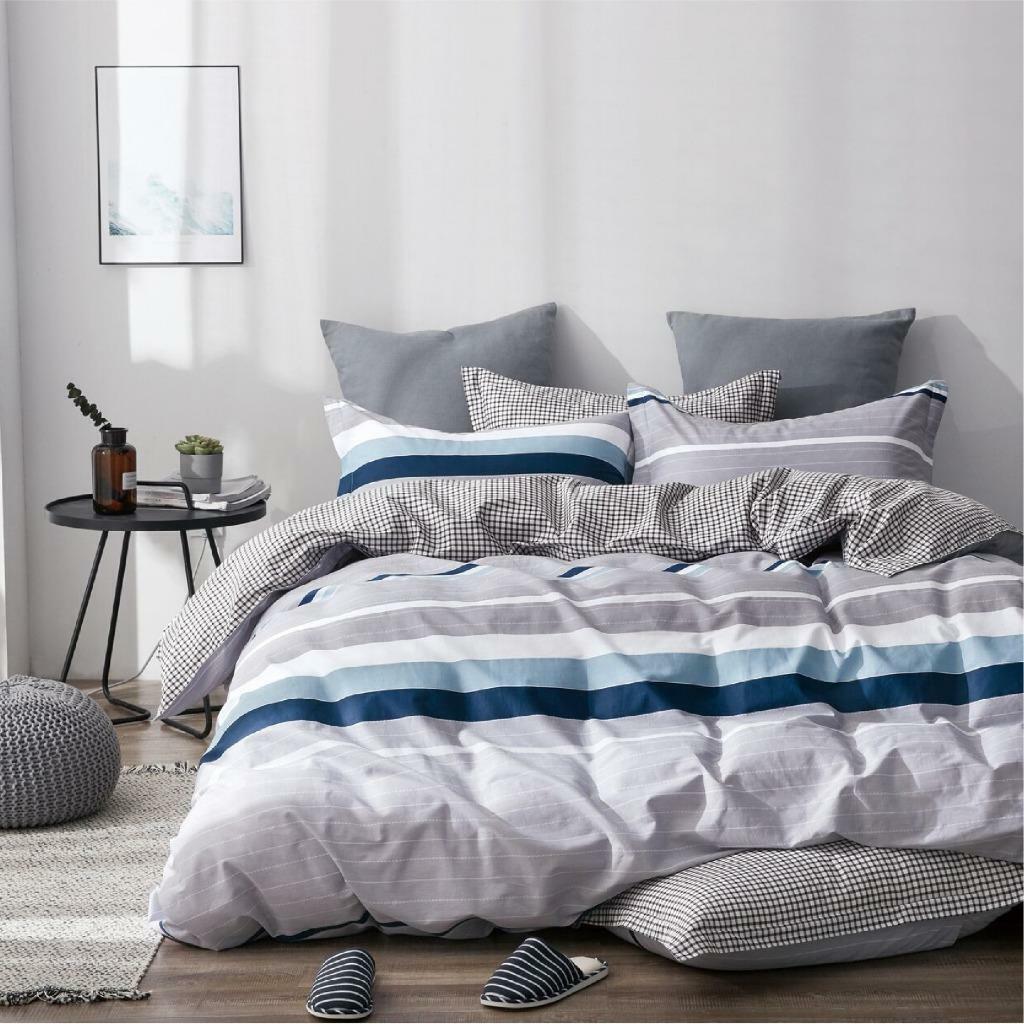 Blue Mind Cotton Quilt Cover Set