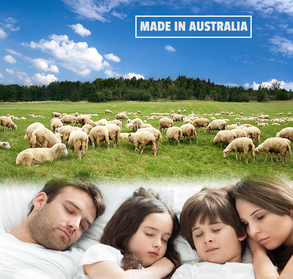 Australian Made Reversible Wool Underlay