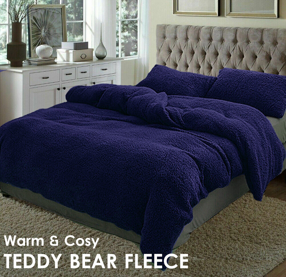 Teddy Fleece Thermal Quilt Cover Set