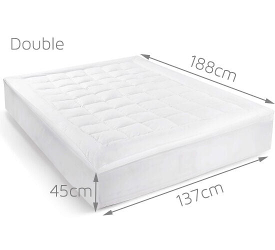 Australian Made Bamboo Pillowtop Mattress Topper