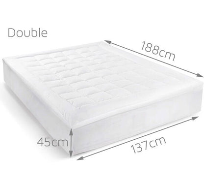 Australian Made Bamboo Pillowtop Mattress Topper