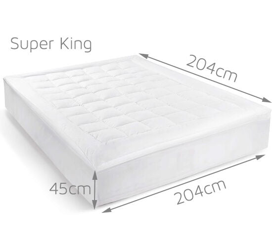 Australian Made Bamboo Pillowtop Mattress Topper