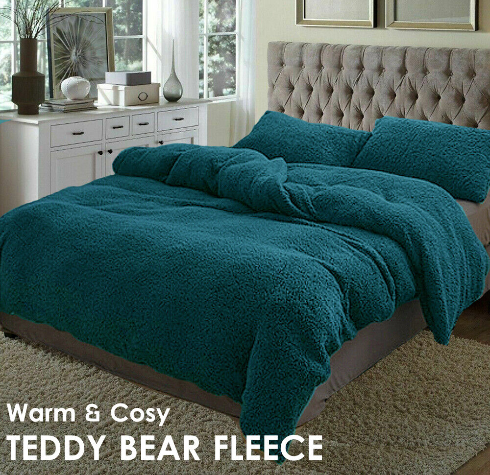 Teddy Fleece Thermal Quilt Cover Set