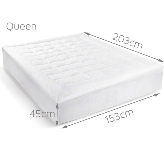 Australian Made Bamboo Pillowtop Mattress Topper