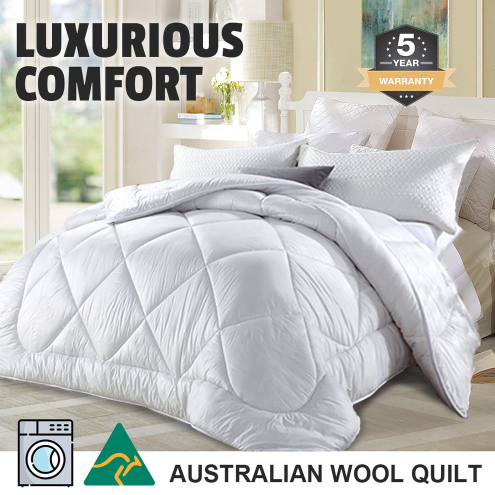 Australian Made Washable Wool Quilt Aussie Comfort