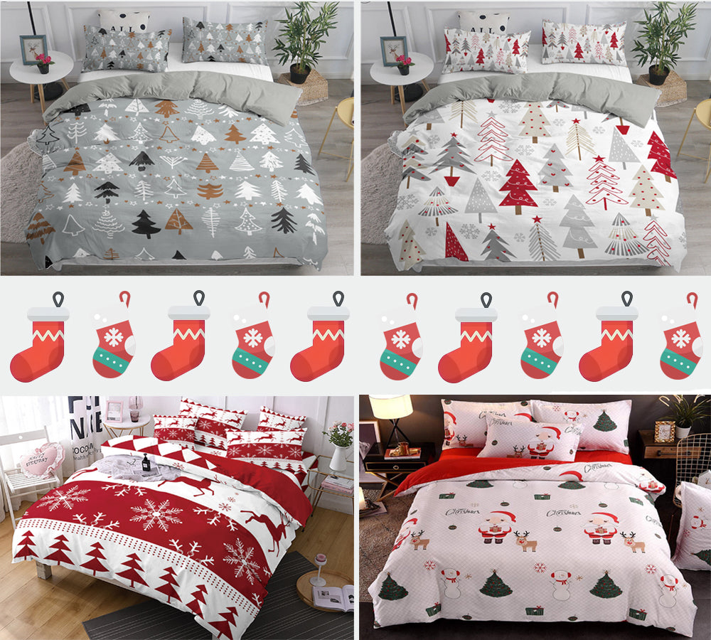 Christmas Quilt Cover Set